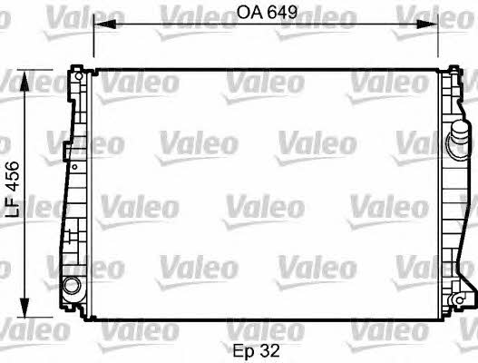 Valeo 735021 Радіатор охолодження двигуна 735021: Купити в Україні - Добра ціна на EXIST.UA!