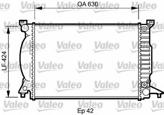 Valeo 735025 Радіатор охолодження двигуна 735025: Купити в Україні - Добра ціна на EXIST.UA!