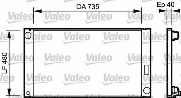 Valeo 735033 Радіатор охолодження двигуна 735033: Купити в Україні - Добра ціна на EXIST.UA!