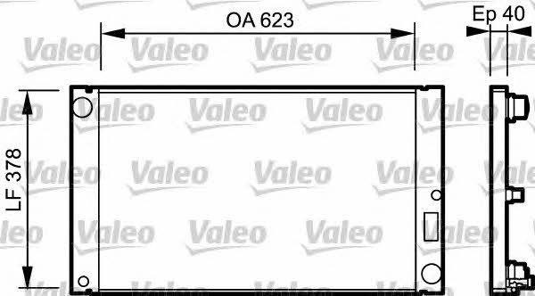 Valeo 735036 Радіатор охолодження двигуна 735036: Приваблива ціна - Купити в Україні на EXIST.UA!
