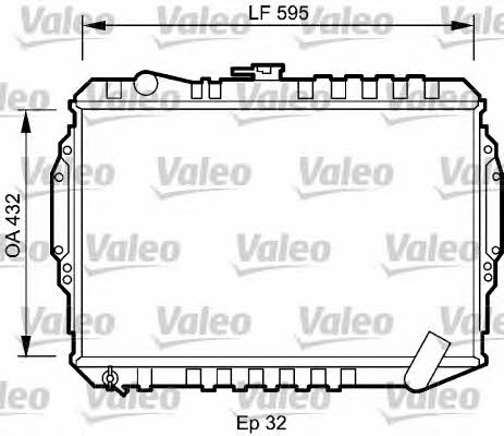 Valeo 735060 Радіатор охолодження двигуна 735060: Купити в Україні - Добра ціна на EXIST.UA!