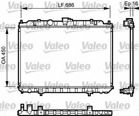 Valeo 735063 Радіатор охолодження двигуна 735063: Купити в Україні - Добра ціна на EXIST.UA!