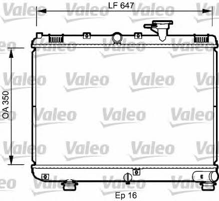 Valeo 735078 Радіатор охолодження двигуна 735078: Купити в Україні - Добра ціна на EXIST.UA!