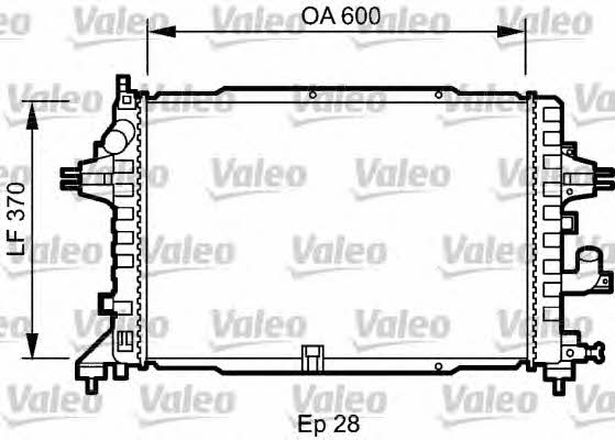Valeo 735080 Радіатор охолодження двигуна 735080: Купити в Україні - Добра ціна на EXIST.UA!