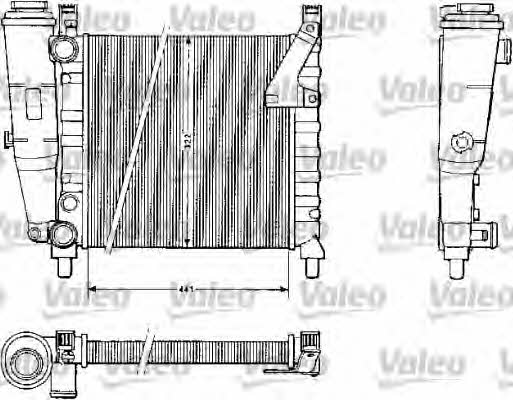 Valeo 883813 Радіатор охолодження двигуна 883813: Купити в Україні - Добра ціна на EXIST.UA!