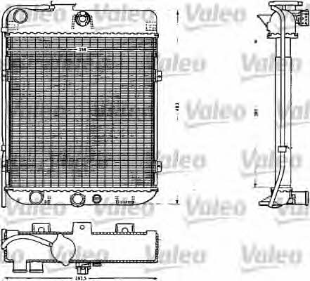 Valeo 883854 Радіатор охолодження двигуна 883854: Купити в Україні - Добра ціна на EXIST.UA!