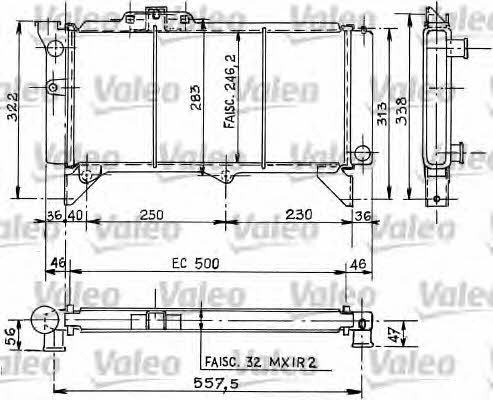 Valeo 883952 Радіатор охолодження двигуна 883952: Купити в Україні - Добра ціна на EXIST.UA!