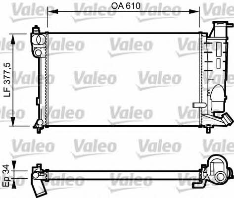 Valeo 731391 Радіатор охолодження двигуна 731391: Купити в Україні - Добра ціна на EXIST.UA!