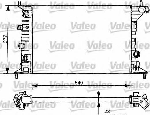 Valeo 731393 Радіатор охолодження двигуна 731393: Купити в Україні - Добра ціна на EXIST.UA!