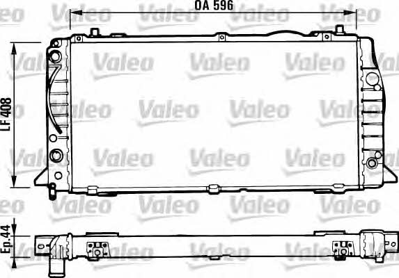 Valeo 731428 Радіатор охолодження двигуна 731428: Купити в Україні - Добра ціна на EXIST.UA!