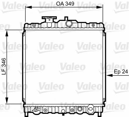 Valeo 731458 Радіатор охолодження двигуна 731458: Купити в Україні - Добра ціна на EXIST.UA!