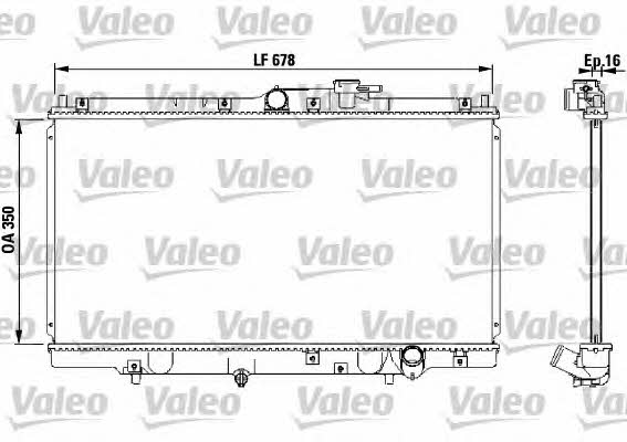Valeo 731471 Радіатор охолодження двигуна 731471: Купити в Україні - Добра ціна на EXIST.UA!