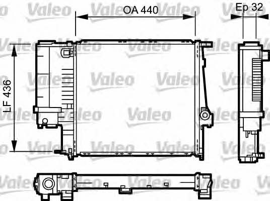 Valeo 731511 Радіатор охолодження двигуна 731511: Купити в Україні - Добра ціна на EXIST.UA!