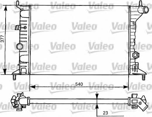 Valeo 731525 Радіатор охолодження двигуна 731525: Купити в Україні - Добра ціна на EXIST.UA!