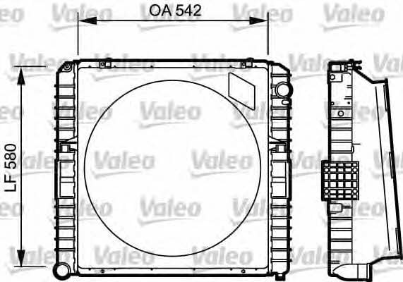 Valeo 731535 Радіатор охолодження двигуна 731535: Купити в Україні - Добра ціна на EXIST.UA!