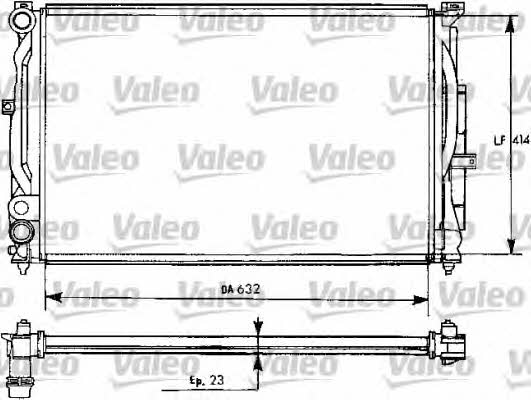 Valeo 731537 Радіатор охолодження двигуна 731537: Купити в Україні - Добра ціна на EXIST.UA!
