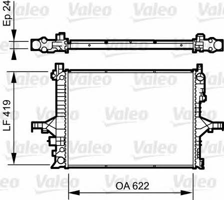 Valeo 735237 Радіатор охолодження двигуна 735237: Купити в Україні - Добра ціна на EXIST.UA!
