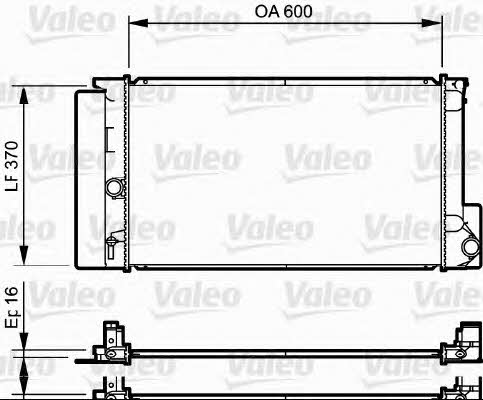 Valeo 735250 Радіатор охолодження двигуна 735250: Купити в Україні - Добра ціна на EXIST.UA!