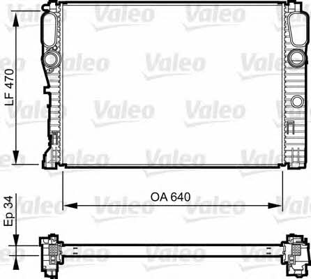 Valeo 735382 Радіатор охолодження двигуна 735382: Приваблива ціна - Купити в Україні на EXIST.UA!