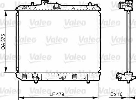 Valeo 735383 Радіатор охолодження двигуна 735383: Купити в Україні - Добра ціна на EXIST.UA!