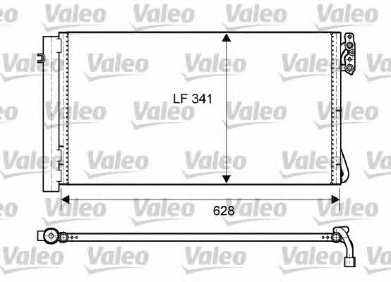 Valeo 814012 Радіатор кондиціонера (Конденсатор) 814012: Купити в Україні - Добра ціна на EXIST.UA!