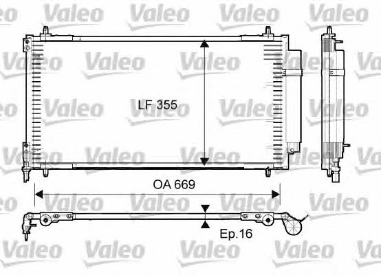 Valeo 814065 Радіатор кондиціонера (Конденсатор) 814065: Купити в Україні - Добра ціна на EXIST.UA!