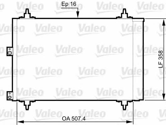 Valeo 814080 Радіатор кондиціонера (Конденсатор) 814080: Приваблива ціна - Купити в Україні на EXIST.UA!
