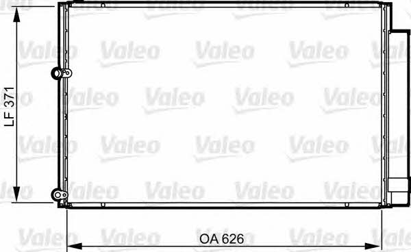 Valeo 814158 Радіатор кондиціонера (Конденсатор) 814158: Купити в Україні - Добра ціна на EXIST.UA!