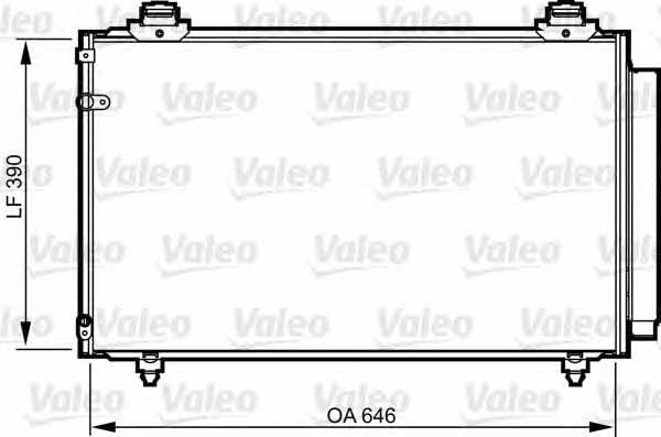 Valeo 814211 Радіатор кондиціонера (Конденсатор) 814211: Купити в Україні - Добра ціна на EXIST.UA!