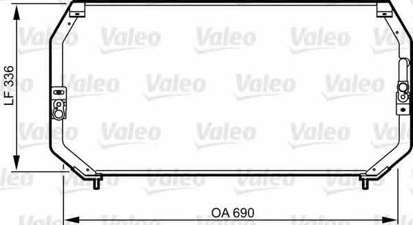 Valeo 814246 Радіатор кондиціонера (Конденсатор) 814246: Купити в Україні - Добра ціна на EXIST.UA!