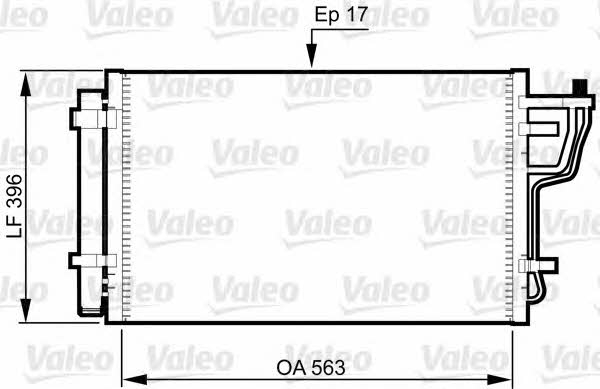 Valeo 814351 Радіатор кондиціонера (Конденсатор) 814351: Купити в Україні - Добра ціна на EXIST.UA!