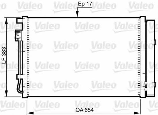 814362 Valeo Радиатор кондиционера (Конденсатор)
