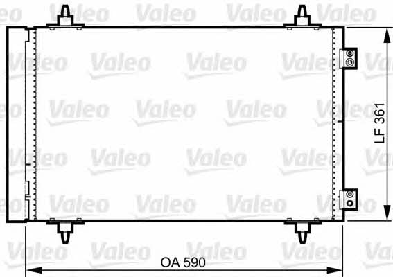 Valeo 814366 Радіатор кондиціонера (Конденсатор) 814366: Купити в Україні - Добра ціна на EXIST.UA!