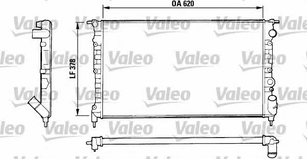 Valeo 816552 Радіатор охолодження двигуна 816552: Купити в Україні - Добра ціна на EXIST.UA!