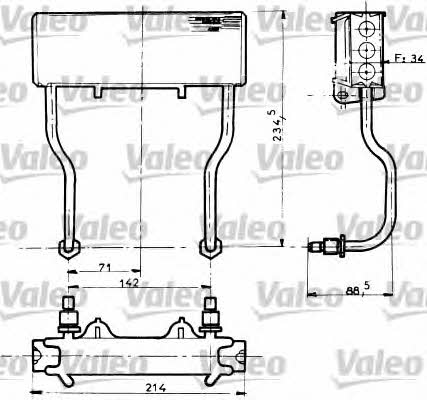 Valeo 816597 Радіатор масляний 816597: Приваблива ціна - Купити в Україні на EXIST.UA!