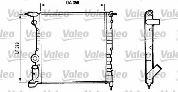 Valeo 816656 Радіатор охолодження двигуна 816656: Купити в Україні - Добра ціна на EXIST.UA!
