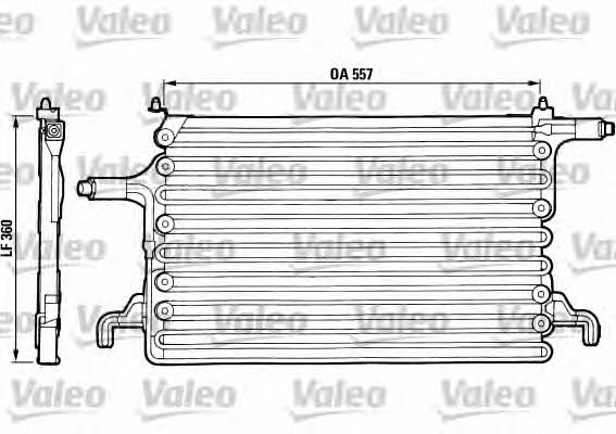 Valeo 816719 Радіатор кондиціонера (Конденсатор) 816719: Купити в Україні - Добра ціна на EXIST.UA!