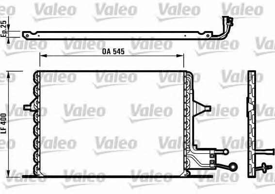 Valeo 816899 Радіатор кондиціонера (Конденсатор) 816899: Купити в Україні - Добра ціна на EXIST.UA!