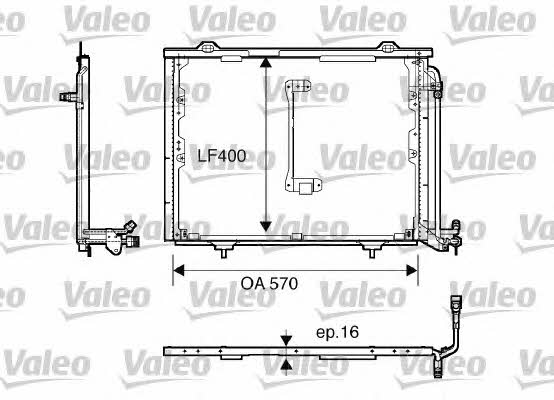 Valeo 816900 Радіатор кондиціонера (Конденсатор) 816900: Купити в Україні - Добра ціна на EXIST.UA!
