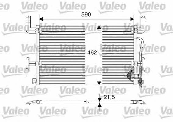 Valeo 816980 Радіатор кондиціонера (Конденсатор) 816980: Купити в Україні - Добра ціна на EXIST.UA!