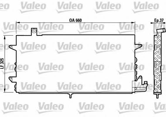 Valeo 817019 Радіатор кондиціонера (Конденсатор) 817019: Купити в Україні - Добра ціна на EXIST.UA!