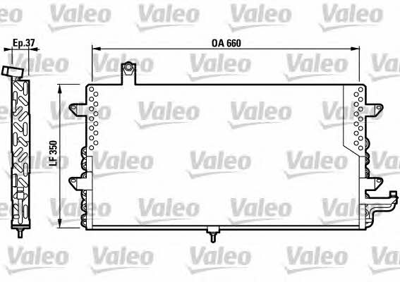 Valeo 817020 Радіатор кондиціонера (Конденсатор) 817020: Купити в Україні - Добра ціна на EXIST.UA!