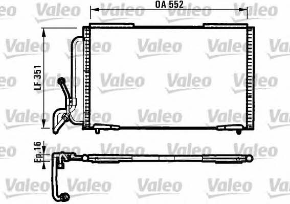 Valeo 817060 Радіатор кондиціонера (Конденсатор) 817060: Купити в Україні - Добра ціна на EXIST.UA!