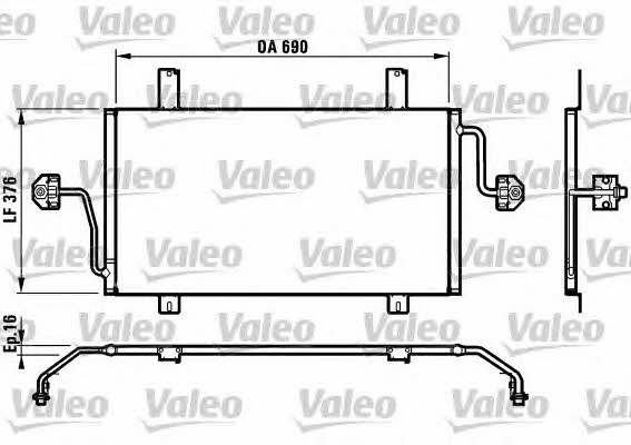 Valeo 817065 Радіатор кондиціонера (Конденсатор) 817065: Купити в Україні - Добра ціна на EXIST.UA!