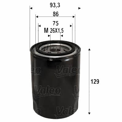 Valeo 586076 Фільтр масляний 586076: Купити в Україні - Добра ціна на EXIST.UA!