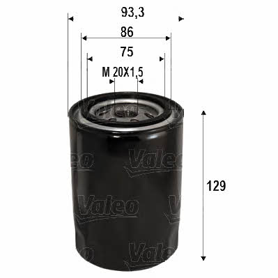 Valeo 586116 Фільтр масляний 586116: Купити в Україні - Добра ціна на EXIST.UA!