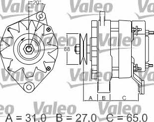 436350 Valeo Генератор