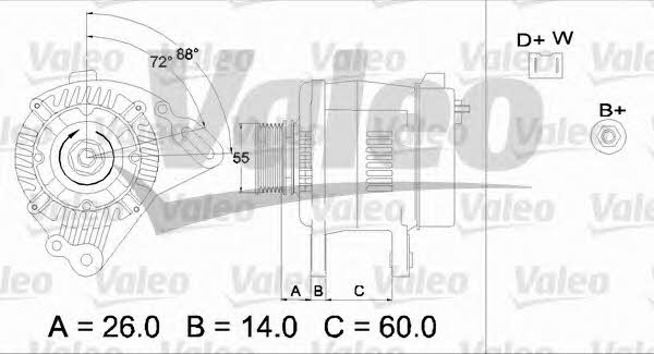 Купити Valeo 436443 за низькою ціною в Україні!
