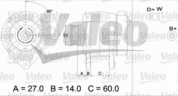 Купити Valeo 436444 за низькою ціною в Україні!