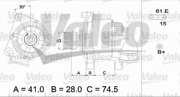 Купити Valeo 436655 – суперціна на EXIST.UA!